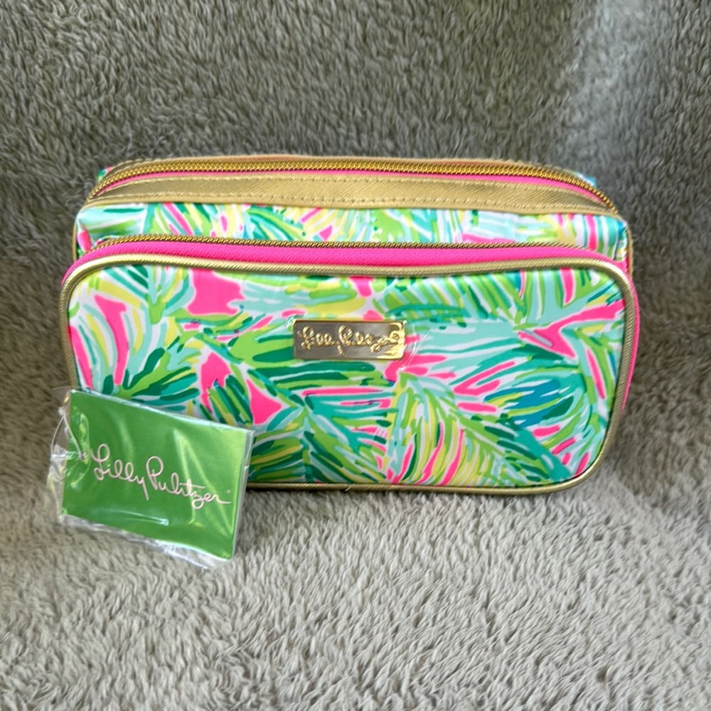 Lilly Pulitzer Vibrant Leaf Print Bag